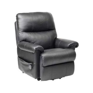 Black Leather Dual Motor Electric Lift Chair